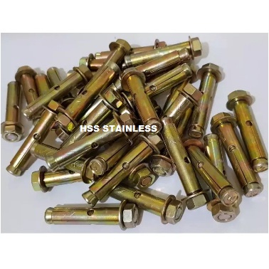 DYNABOLT 10x80 ZINC YELLOW / DYNABOLT BESI KUNING 10MMx80MM