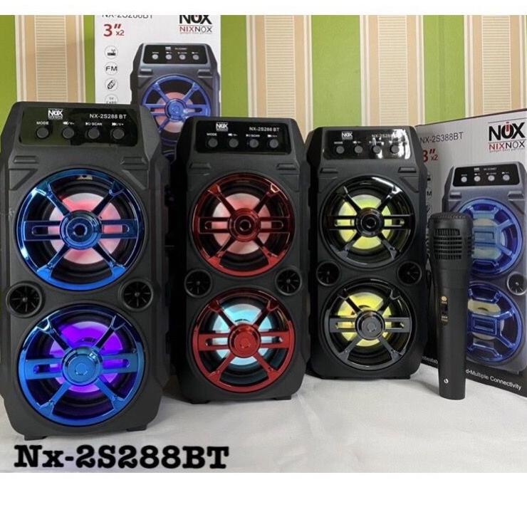 ♂ SPEAKER BLUETOOTH NIXNOX NX-2S88 NX- NX- NX- + Microphone ➨