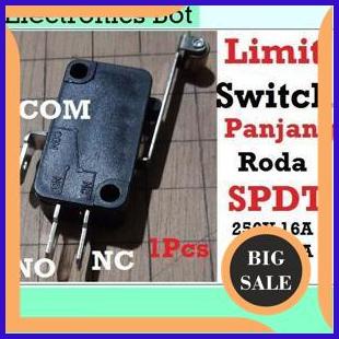 parts Micro Limit Switch Panjang Roda Roller SPDT 250V 15A Saklar Mikro Tekan Mini Kecil E