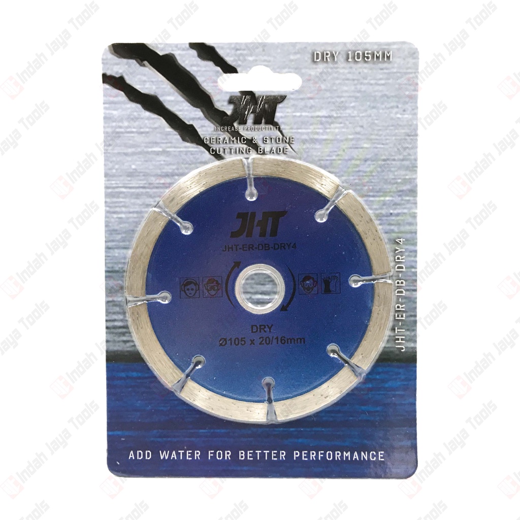 JHT Diamond Wheel DRY Kering 105 mm - Mata Potong Keramik Blade
