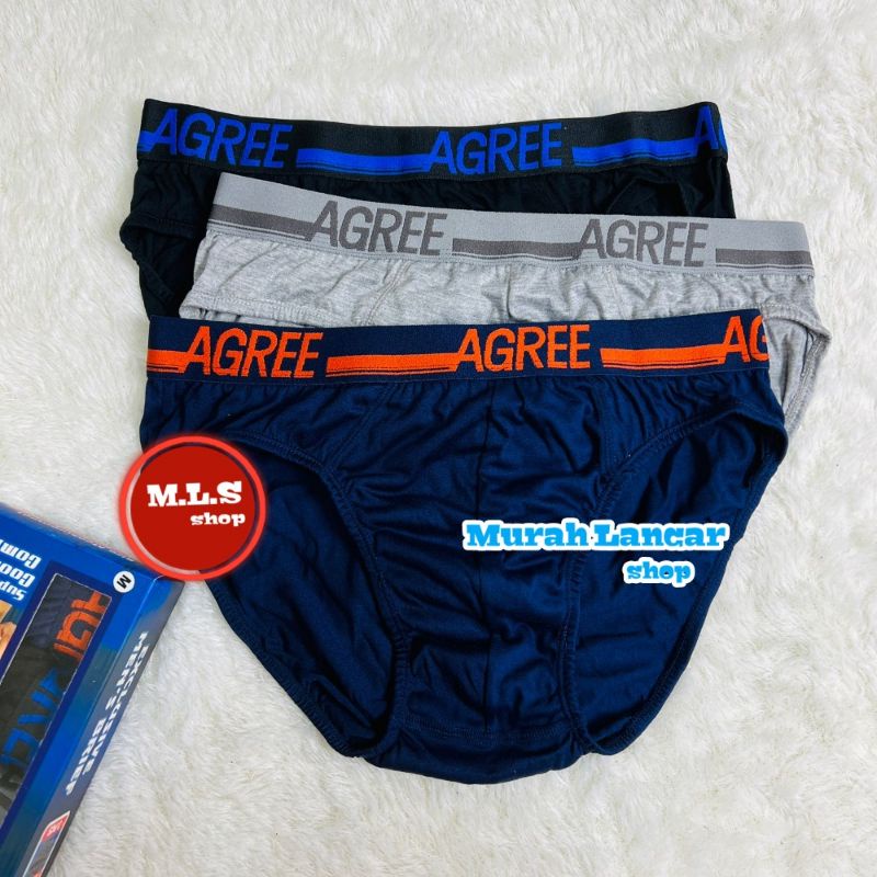 Cd Pria Agree Sport 2325 Karet Boxer | Celana Dalam Pria Dewasa Bahan Katun