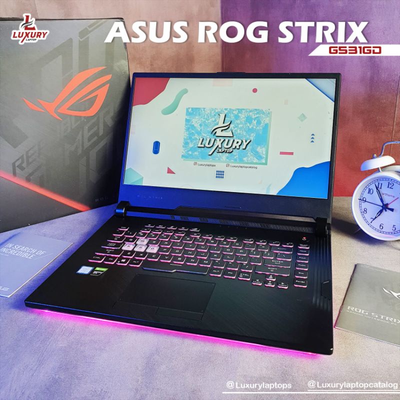 LAPTOP ASUS ROG STRIX G531GD CORE I5 NVIDIA GTX 1050 4GB RAM 8GB SSD 512GB BACKLIGHT MURAH
