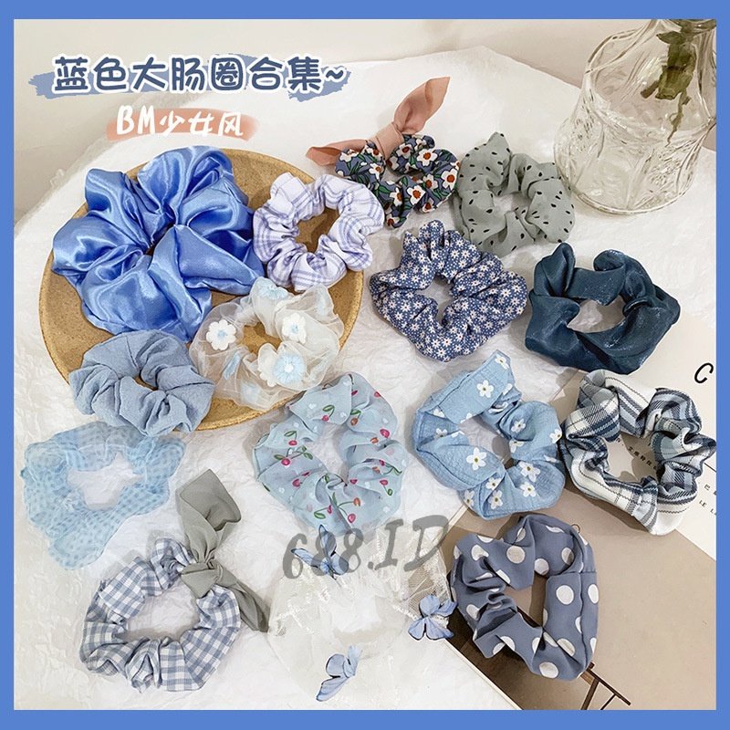 Ikat Rambut Scrunchie Kunciran Scrunchi Korea 3 pcs Iket Rambut Cepol Hijab Jilbab Kucir Rambut KCR 26