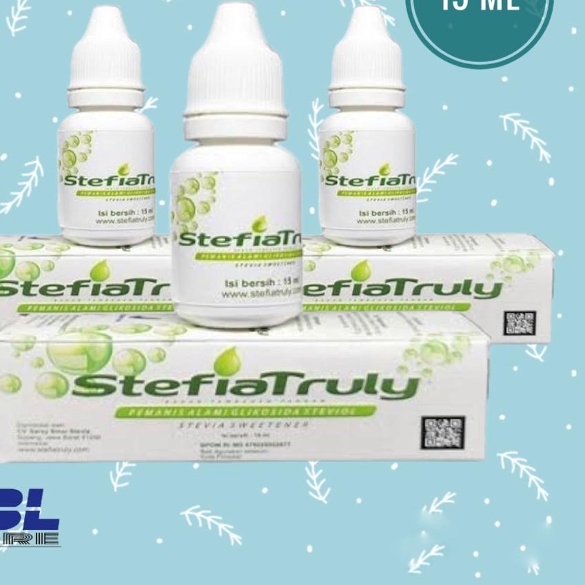 

۞ Stevia truly gula Stefia / pemanis alami stevia / Gula tetes 15 ml ♧