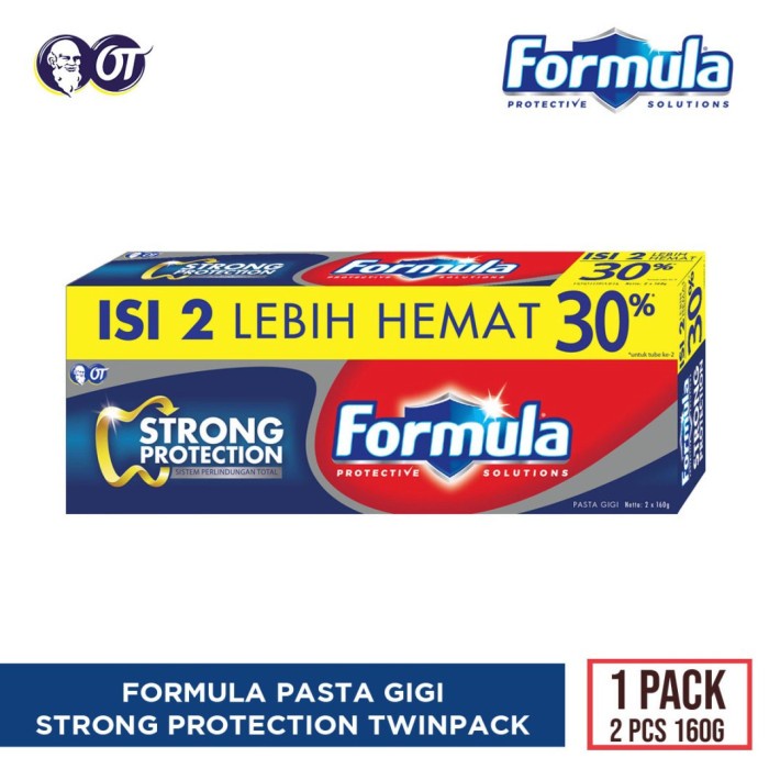 FORMULA TOOTHPASTE STRONG PRO 2X160gr