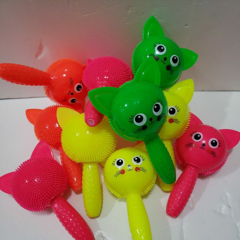 Rubber stik toy mainan anak bayi karet lampu bunyi