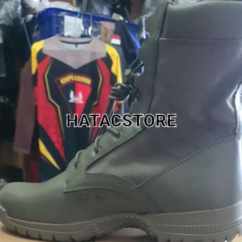 Sepatu jatah pdl hijau brimob battle x