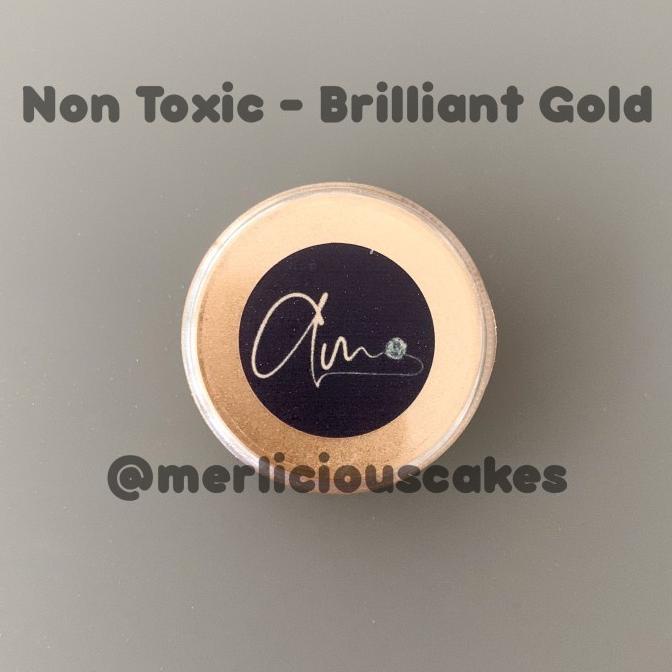 

10 Gram 24K Brilliant Gold Lustre Dust Cakes by Angela Morrison