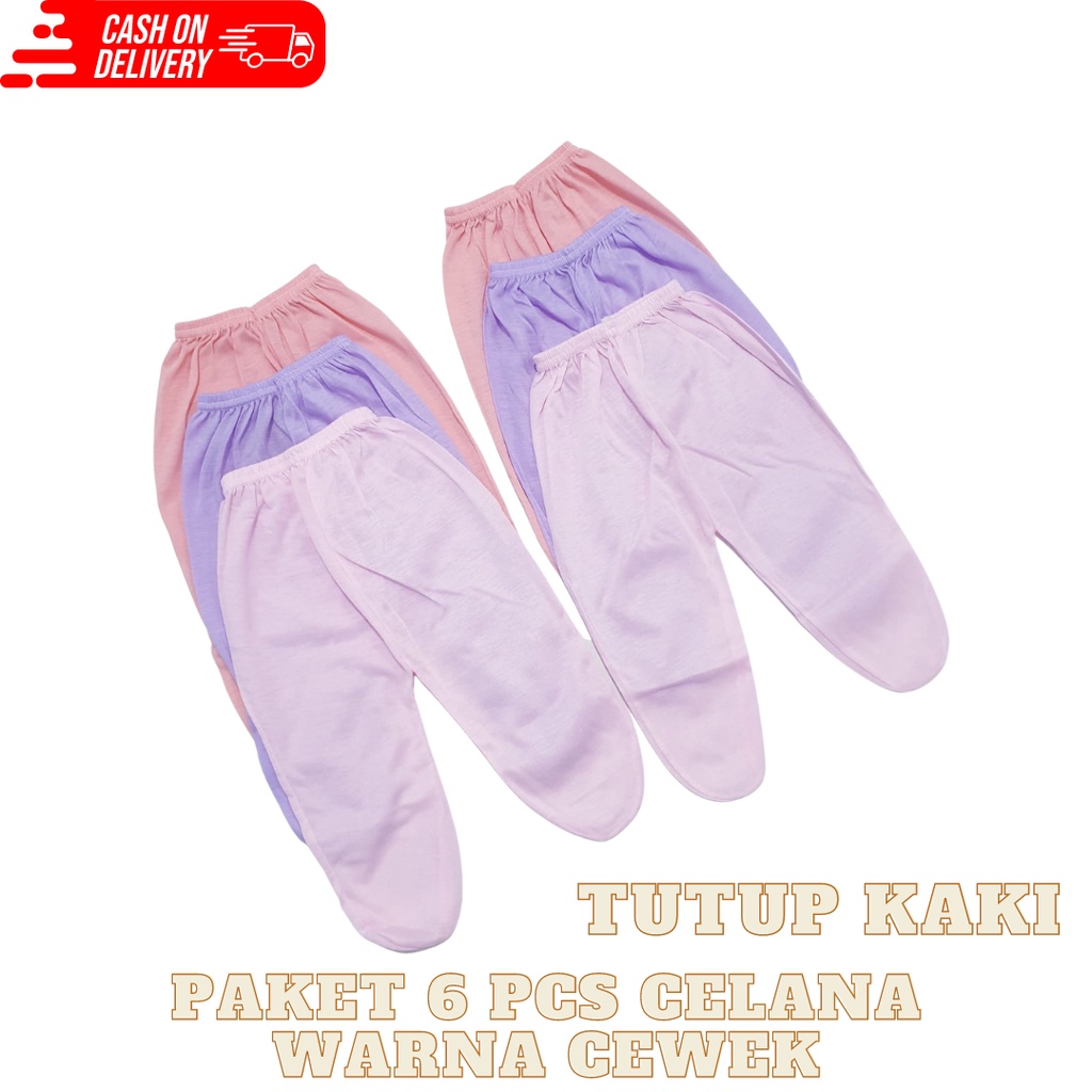 Cod Celana Panjang Bayi Isi 6 Pcs Baju Baby Gracia