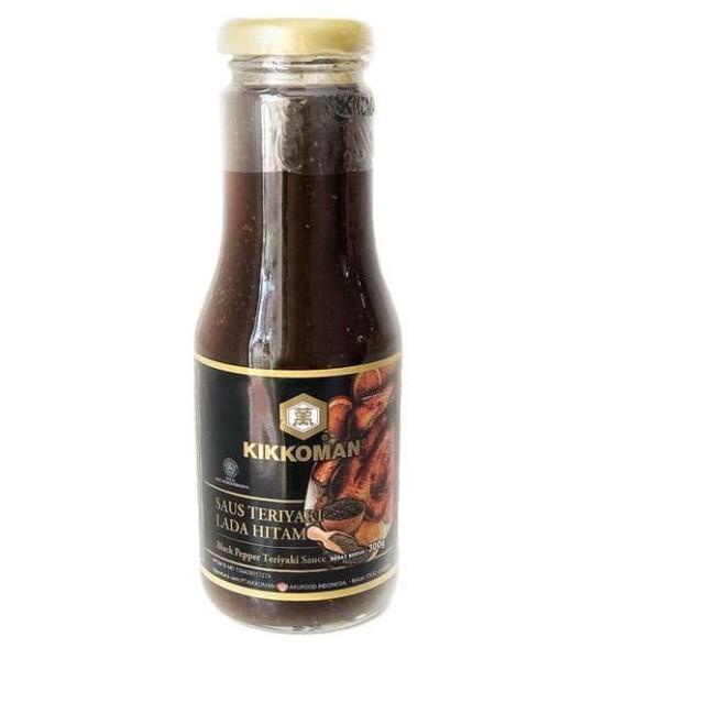 

➷ Kikkoman Black Pepper Teriyaki Sauce - Saus Teriyaki Lada Hitam 300g ➩