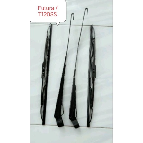 stang wiper T120SS + daun wiper Futura carry 1.3 1.5 T120 SS / wiper set Futura carry 1.3 1.5