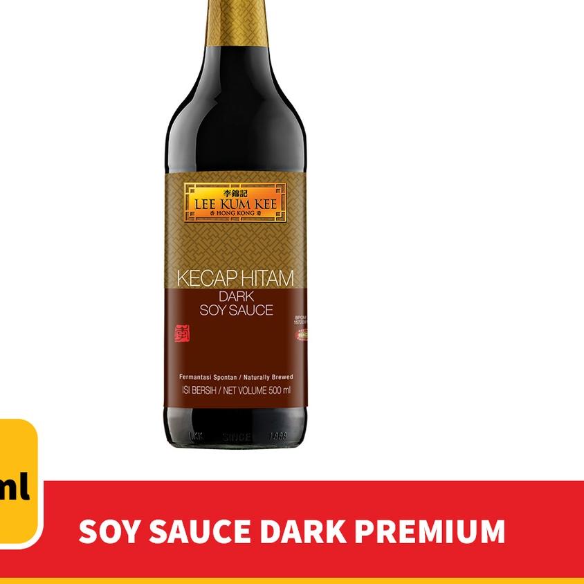 

► LEE KUM KEE Soy Sauce Dark Premium Kecap Hitam 500 ml ✴