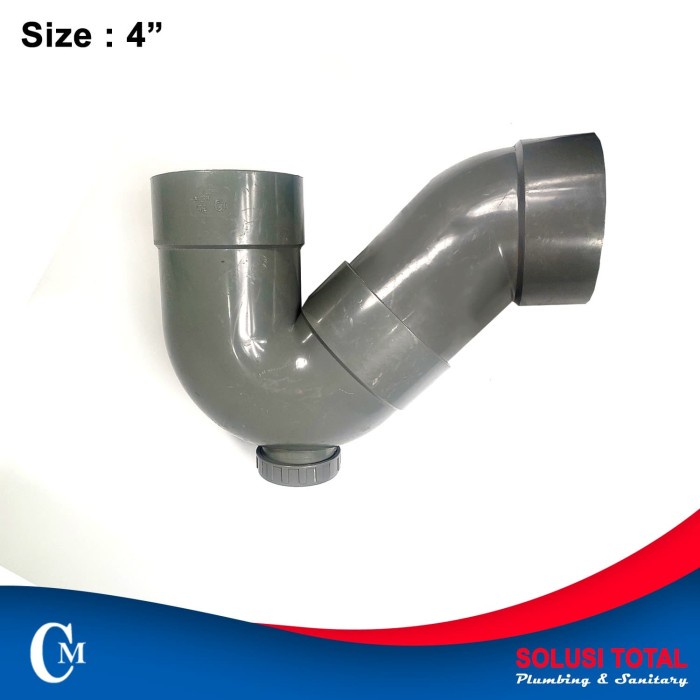 Laku Sambungan Pipa Pvc P-Trap 4 " Cm P Trap 4 Inch Pvc Taiwan
