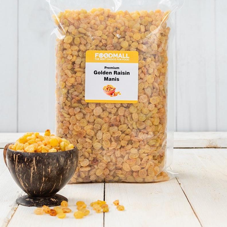 

☁ Golden Raisin Simin Manis Organik 1 KG / Kismis Emas 1 KG ➨