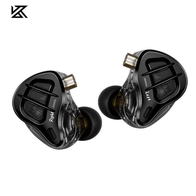 Kz ZAR HiFi Wired Earphone In Earbuds Teknologi Hibrida 7BA+1DD IEM Headset Dengan Mikrofon Bass Telepon Headphone