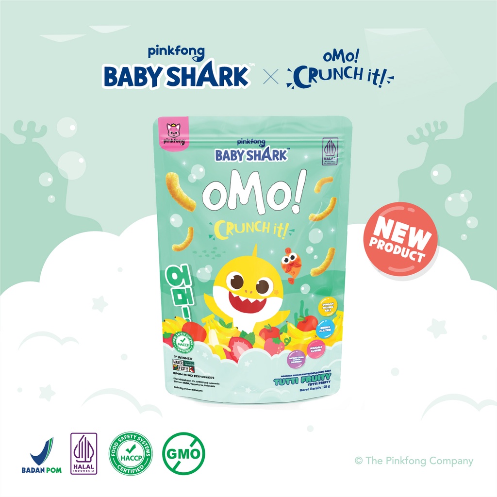 (NEW) OMO! CRUNCH X BABY SHARK SERIES