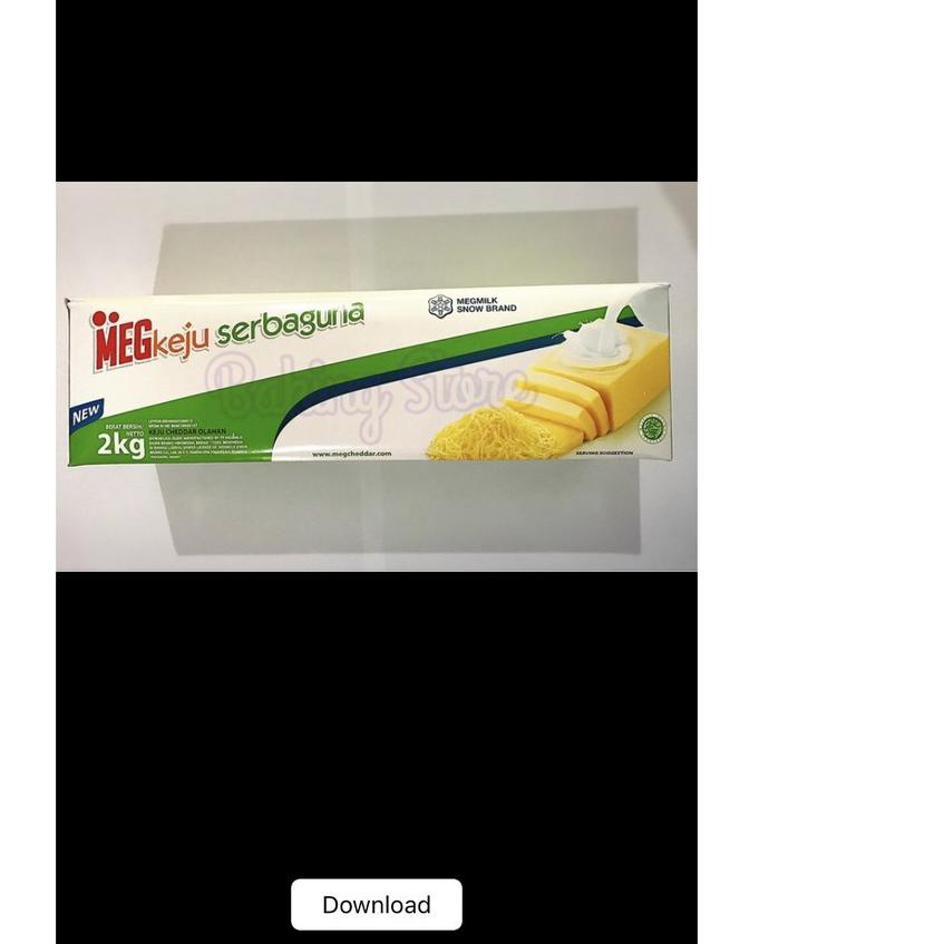 

☈ Keju Cheddar Meg Meg Serbaguna 2kg ☈