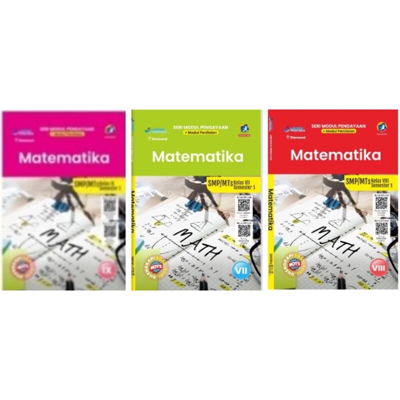 Buku LKS Matematika SMP Kelas 7,8,9 Semester 1 dan 2 - Seri Modul Penilaian Dan Pengayaan