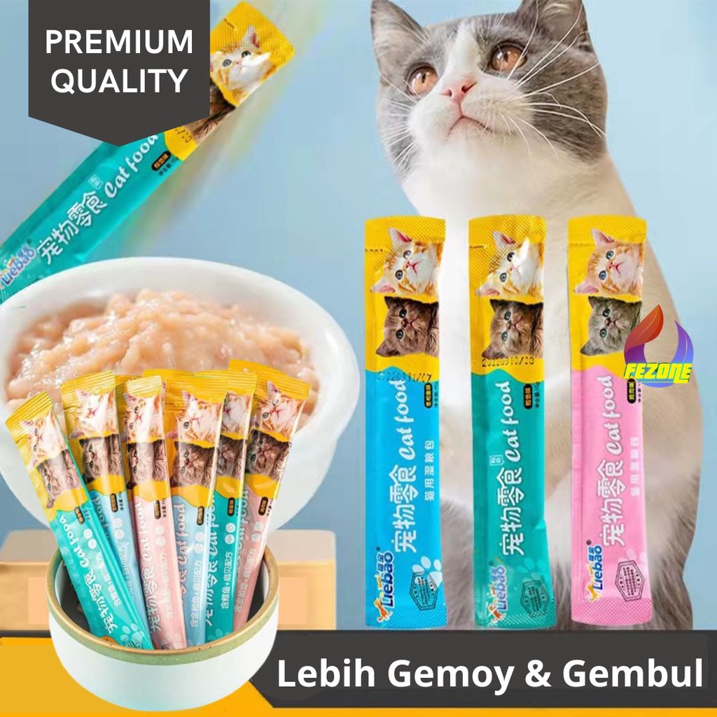 SNACK KUCING - Makanan Kucing Camilan Kucing Snack BooGoo Kucing Wetfood Kucing 15 gr Salmon Ayam Tuna