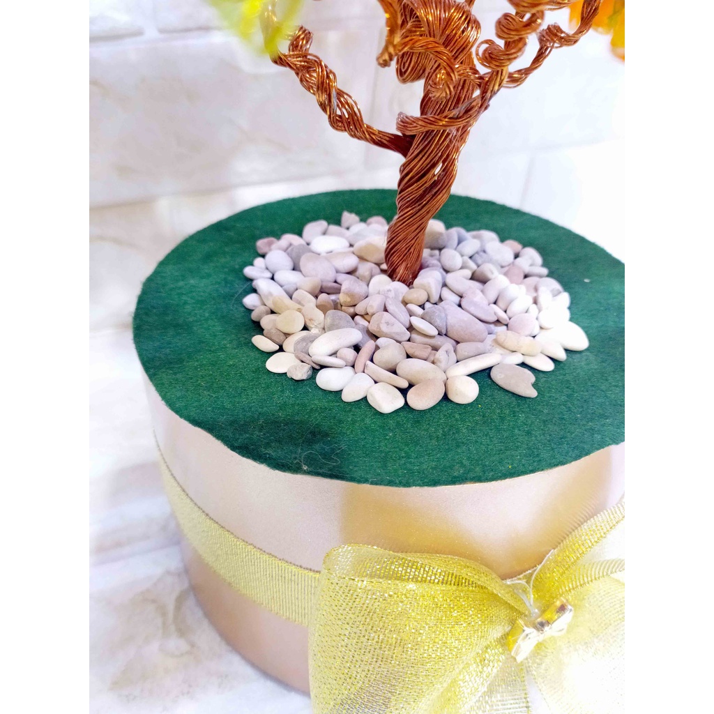 Pajangan Imitasi Bonsai Dekorasi Cantik + Autumn Blooms
