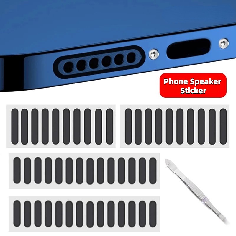 [Unggulan] Self-adhesive Speaker Lubang Mesh Penutup Tanduk Telepon Debu-Bukti Stiker Jaring Lubang Suara Bernapas Film Pelindung