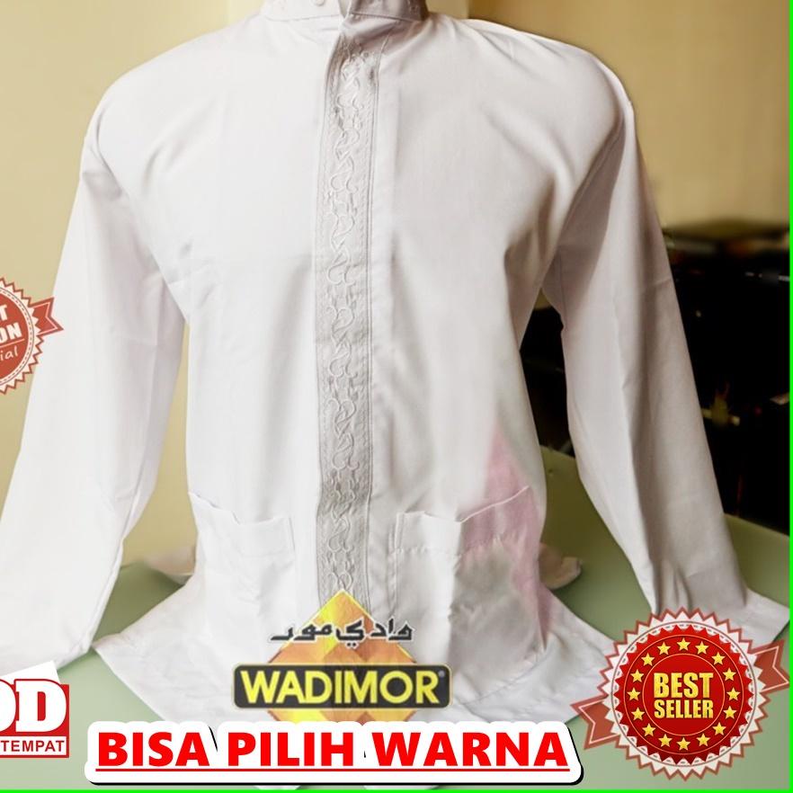 ✓ Baju Koko Wadimor Lengan Panjang 100% Original Pria Dewasa fashion muslim atasan baju pria muslimin pakaian sholat