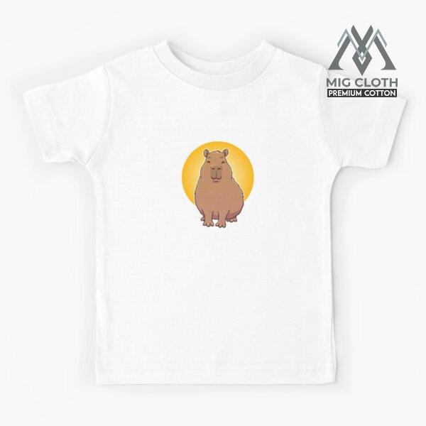 Kaos Anak Masbro Life is better with my Capybara Quote 1349
