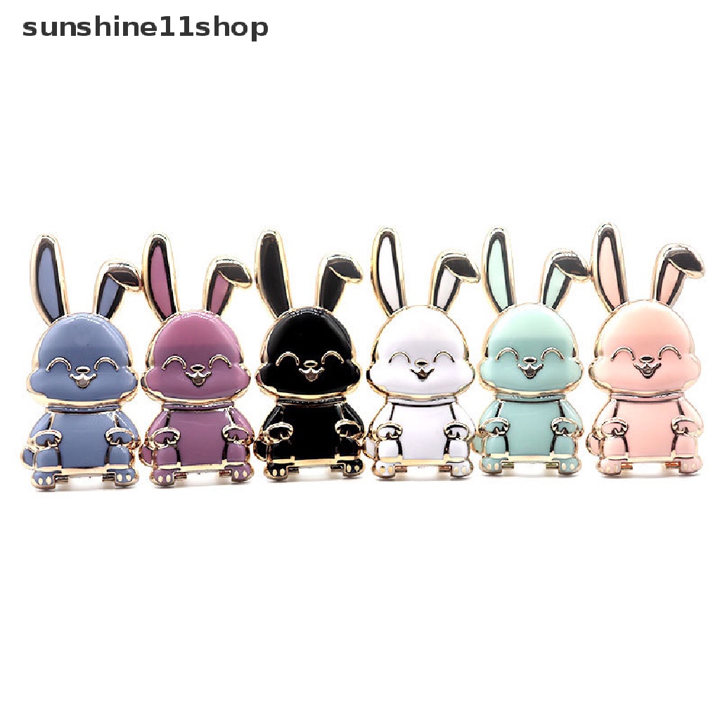 Sho Foldable Rabbit Universal Smart Tok Phone Holder Griptok Dukungan Untuk Smartphone Grip Tok Lipat Finger Stand Socket N