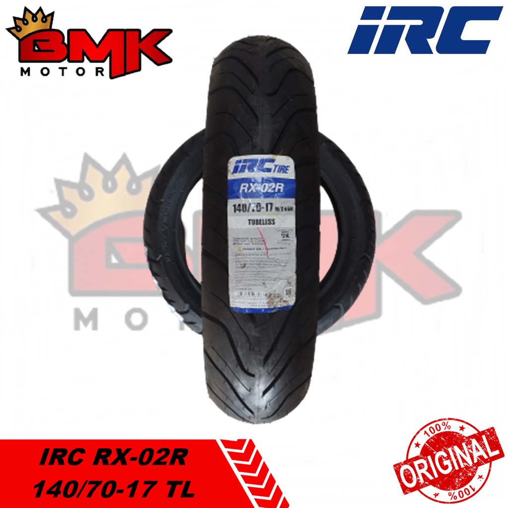 Irc Ban Luar Rx02r 140/70-17 Tubeless