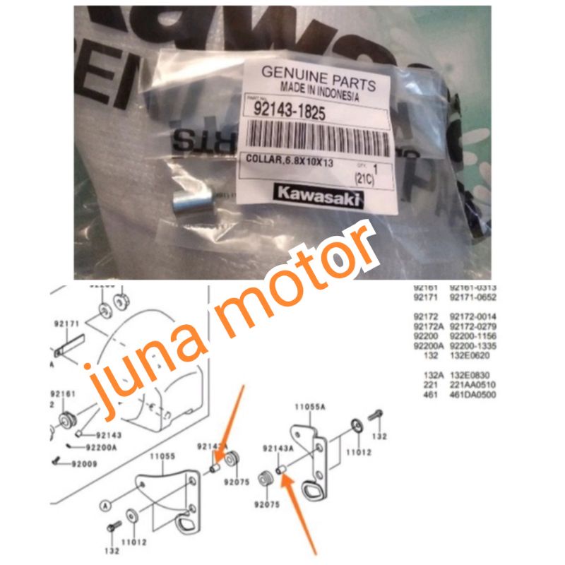 Bosh kupingan kuping lampu bulat ninja ss original