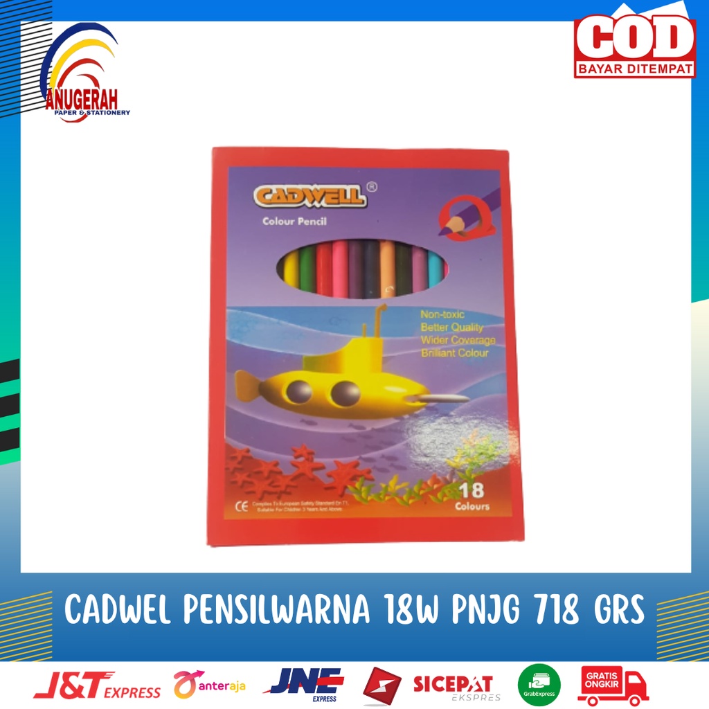 

CADWEL PENSILWARNA 18W PNJG 718 GRS (PCS)