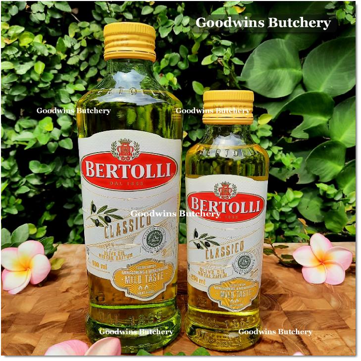 

Bertolli olive oil CLASSICO MILD TASTE minyak zaitun Italy 250&500 ML