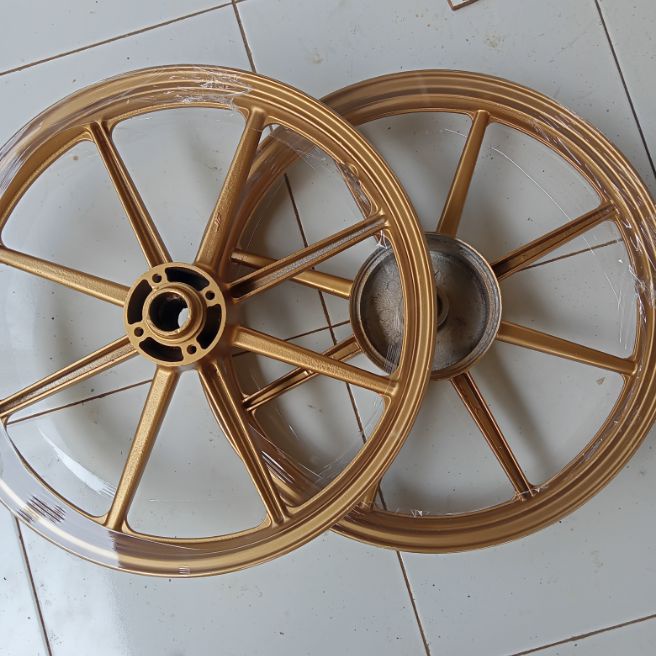 Velg pelek racing resing motor Rx king ring 18/17 gold
