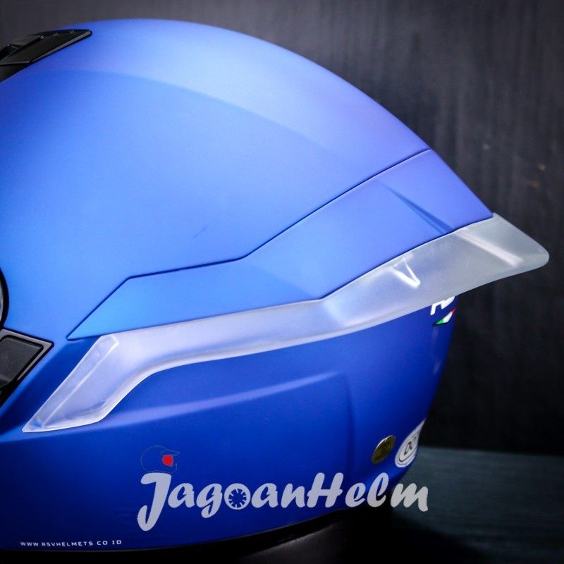 SPOILER 3D HELM RSV SV300 POLIKARBONAT | SV-300 | POLIKARBONAT ANTI PECAH CUSTOM 3D SV300 HITAM BENING