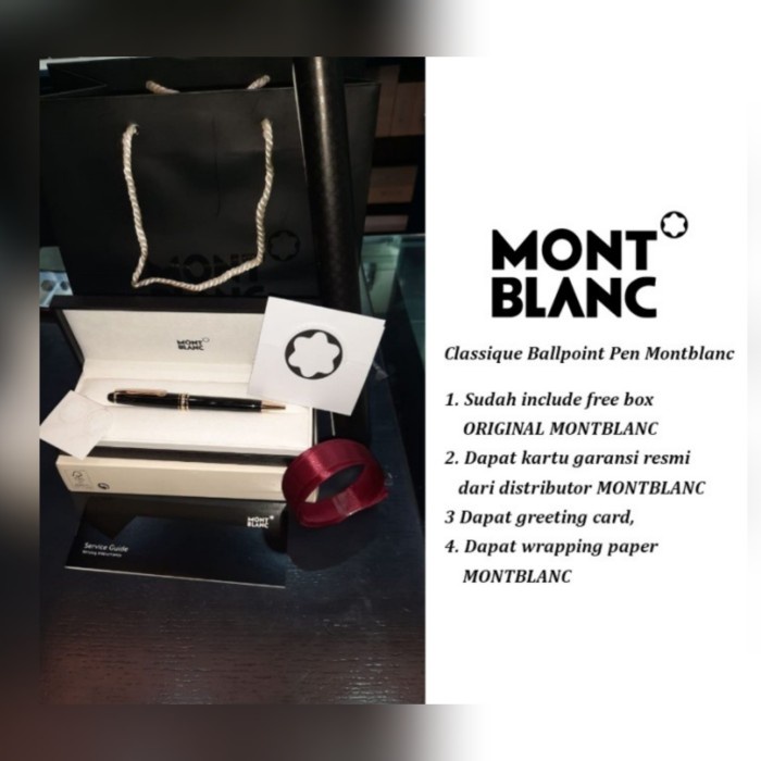 

Montblanc Meisterstück Classique Gold 164 / 10883 Ballpoint Original