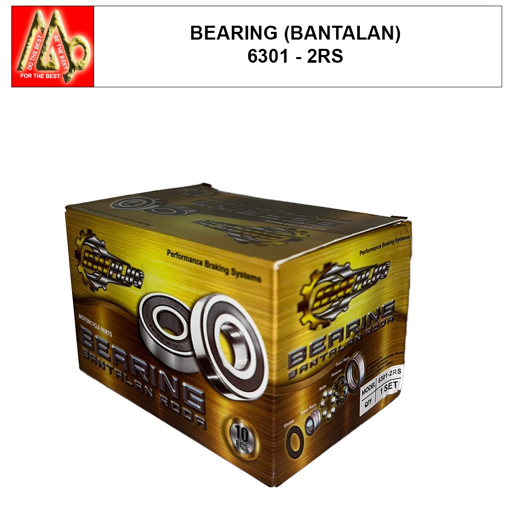 6301-2RS / Bearing (Bantalan) (Lahar Roda) / 128+