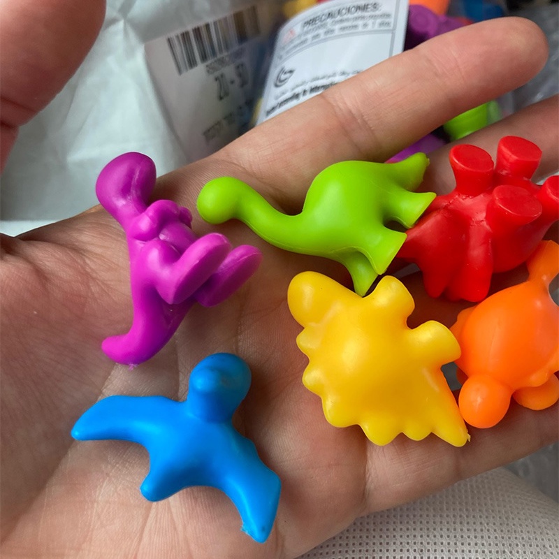 Anak-anak Menghitung Mainan Dinosaurus Permainan Mencocokkan Dengan Mangkuk Sortir Pelatihan Motorik Halus Montessori Sensory Early Education Toy
