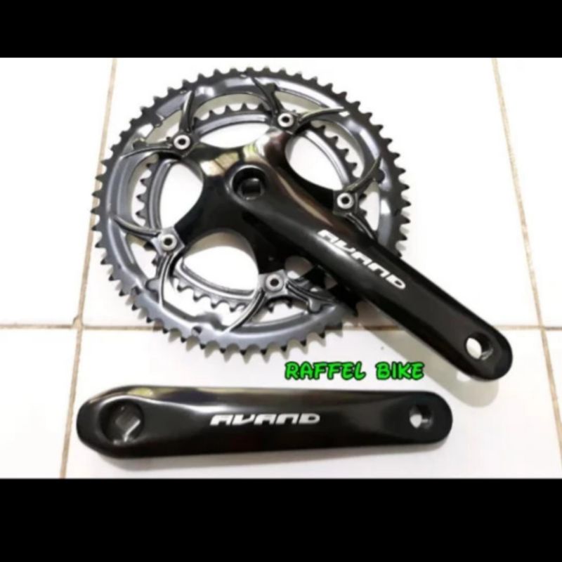 Termurah. Crank Avand black 53T-39T. Crank Avand balap. Crank Avand 53T-39T