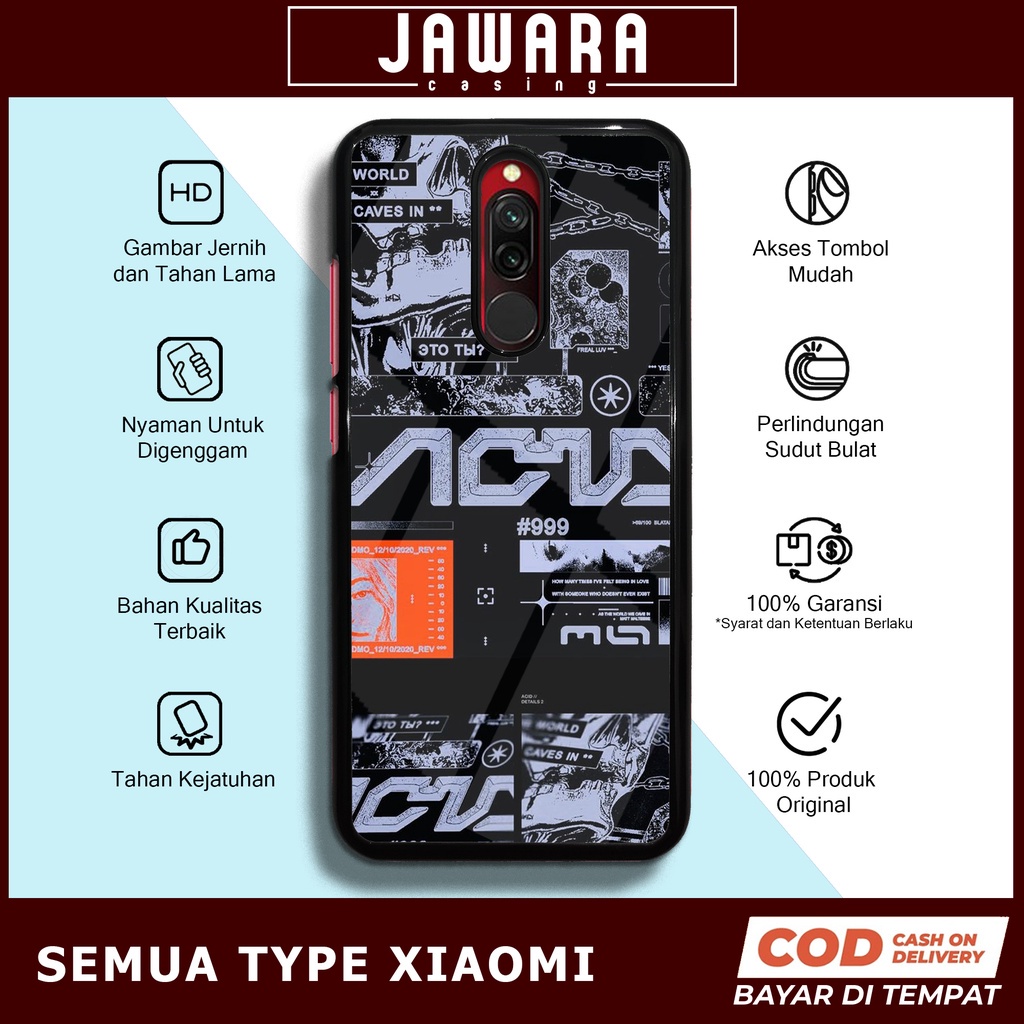 MAKMUR - Case Redmi 8 Case Hp Xiaomi Redmi 8 Premium Glossy Jawara Casing [JPNR] Casing Hp Redmi 8 A