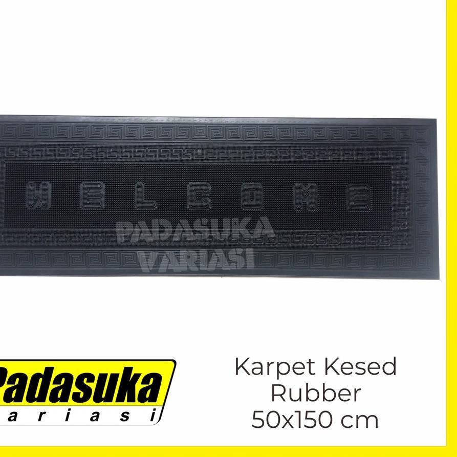 ♨ Keset Welcome Home Panjang Karet Keset Welcome Home Tebal Besar Jumbo Keset Kaki 150x50 cm ✵
