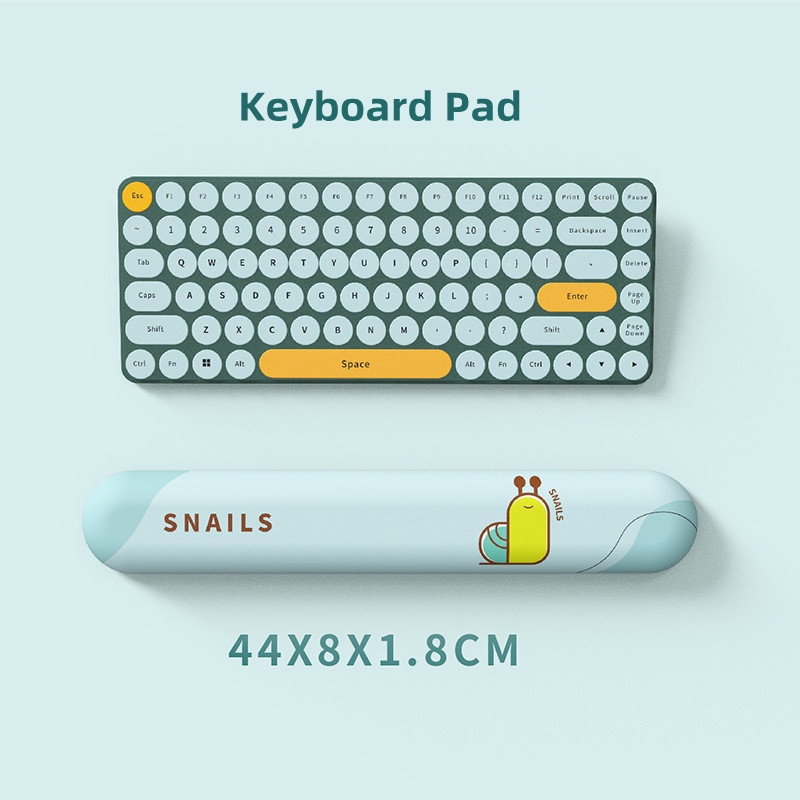 Lucu Kecil Snail Mouse Pad Alas Keyboard Bantal Meja Karet Resin Non-slip Mouse Pad Pergelangan Tangan Mouse Pad Gaming