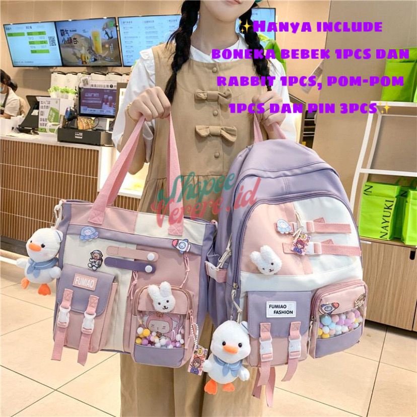 Joshee Tas Ransel Wanita Backpack Wanita Backpack Pria Tas Sekolah Tas Anak 0501, 01, 656 Backpack Nylon Backpack Korean