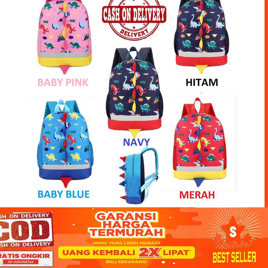 MALL SIZE SD COD ~ Tas Dino Unik / Tas dinosaurus Unik / tas sekolah anak DINO SD / Tas Anak Karakte