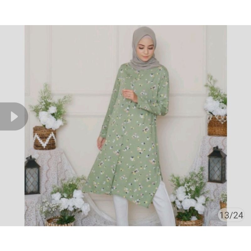 PRELOVED TUNIK RAYON CANDY OUTFITKU