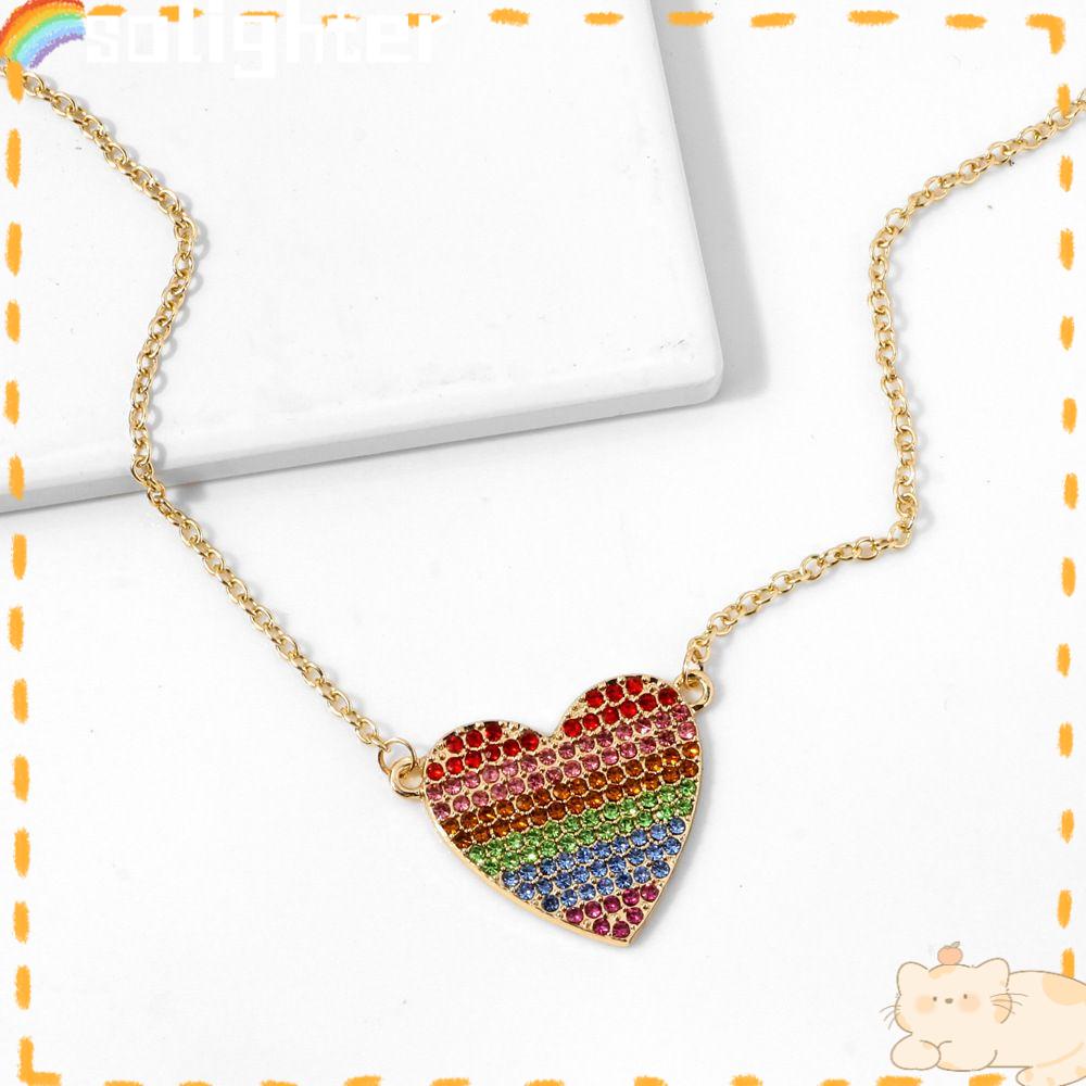 Solighter Pendant Multicolor Mutiara Bibir Aksesoris