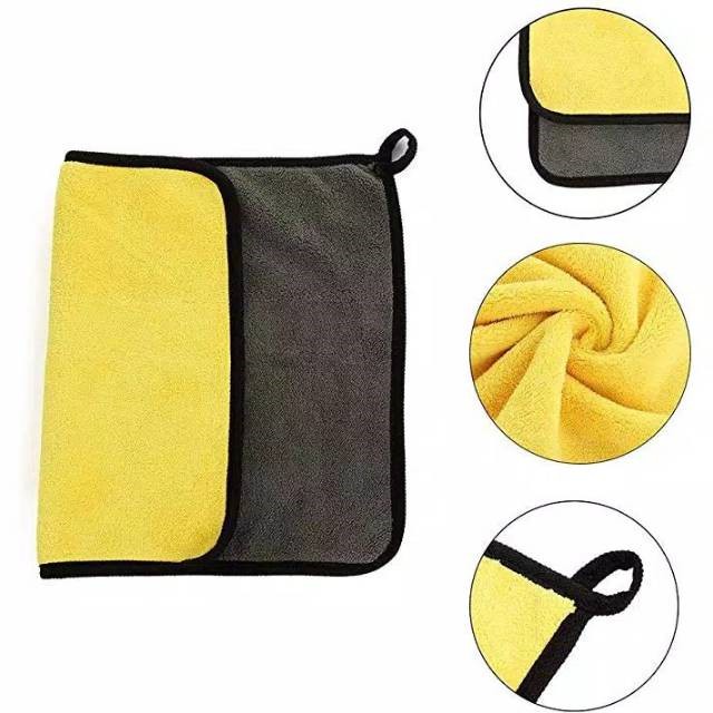 Kain Lap Microfiber Serbaguna Ukuran 30x30 Kain Lap Motor Kain Lap Mobil