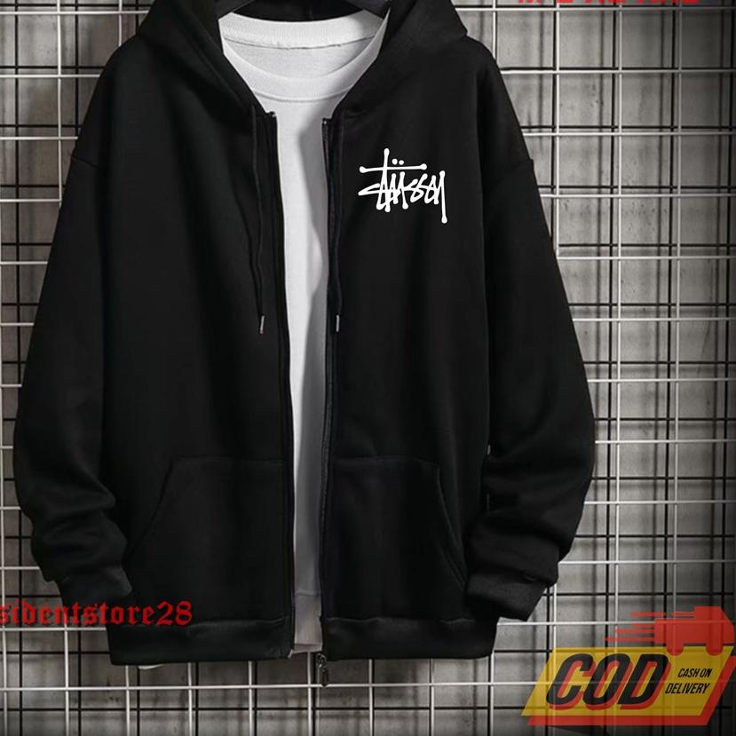 ➣ ZIPPER STUSSY / HOODIE STUSSY / HOODIE DISTRO STUSSY / HOODIE JUMPER / JAKET HOODIE / ZIPPER KUPLU