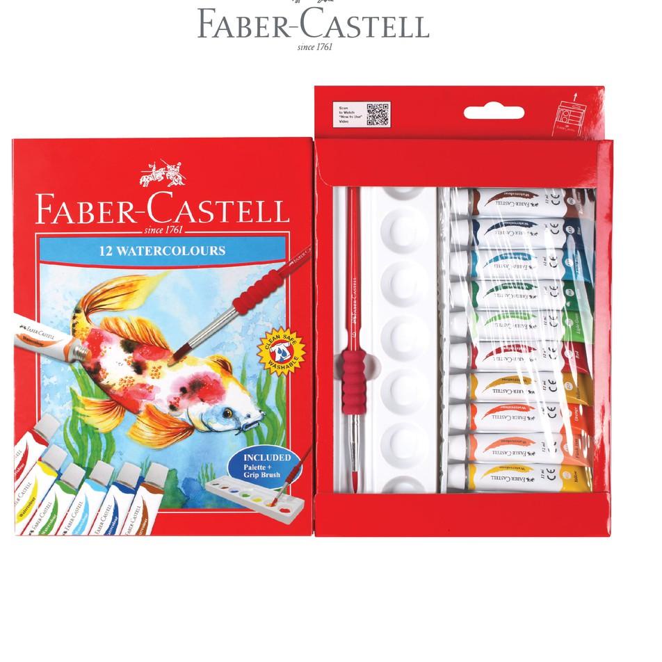 

Model Terkeren Faber-Castell Watercolour tube Cat Air 12 ml - 12 colours