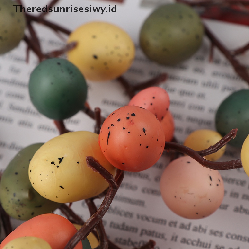 # Baju Lebaran # Easter Egg Tree Decor Cabang Kreatif Dengan Paing Telur Plastik Spring Hadiah~