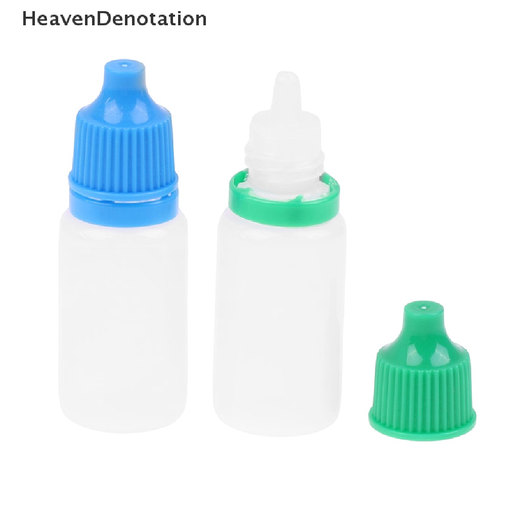 [HeavenDenotation] 4pcs 10Ml Botol Dripper Pencet Plastik Transparan Mini Dapur Gadget HDV